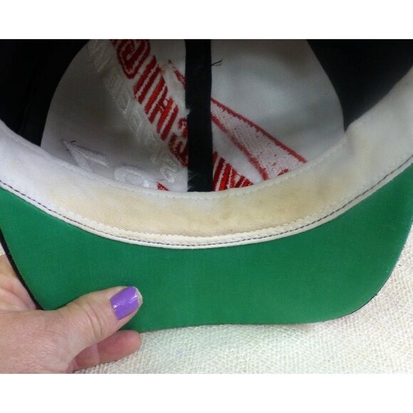 American Needle Michigan Speedway 97 Hat Black Red Adjustable Baseball Cap - Picture 6 of 9